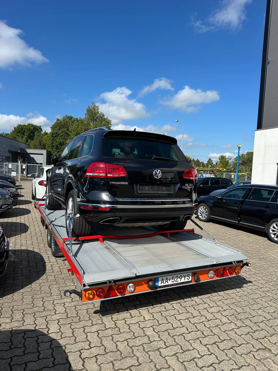 Príklad práce odťahovacej služby 2